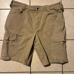 Duluth Fire Flex Hose Men's 40 Khaki Tan Work Shorts